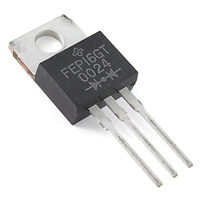 FEP16GT Diode 400V 16A TO220 GI