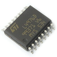 L4976D ADJ to 50V 1A Voltage Regulator SMD-SO16L STM