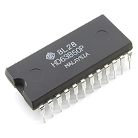 HD63B50P Interface Adapter with 2.0MHz Clock DIP24 HITACHI