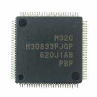 M30833FJGP MCU 16-bit CISC 512KB Flash SMD-QFP100 RENESAS