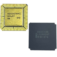R80C186 SMD-LCC68-CG INTEL USED
