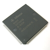 B00017 MCU 16Bit CAN SAK-C167HA SMD-QFP144 INFINEON