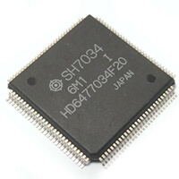 HD6477034F20 USED RISC Engine SMD-QFP112 HITACHI