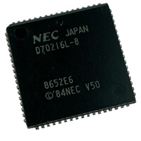 UPD70216L-8 MCU V50 16/8. 16-Bit PLCC68 SMD-PLCC68 NEC