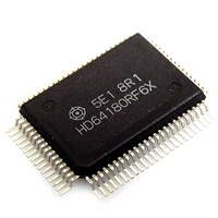 HD64180RF6X CMOS Microcontrollers SMD-QFP80 HITACHI