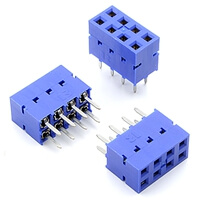 76342-304 Socket 2 x 4 Pin THT BERG