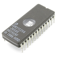 AM27C256-205DC 256Kbit UV EPROM DIP28CW AMD USED
