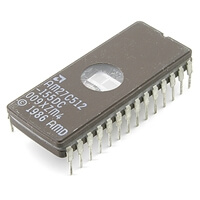AM27C512-155DC 512Kbit UV EPROM DIP28CW AMD USED