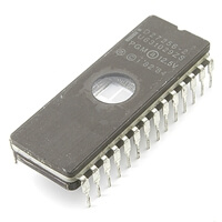 D27256-2 256Kbit UV EPROM DIP28CW INTEL USED