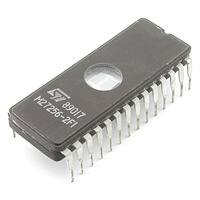 M27256-2F1 256Kbit UV EPROM DIP28CW STM USED