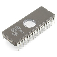 M27C1001-12F1 1Mbit UV EPROM DIP32CW STM USED