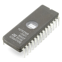 M27C256B-15XF1 256Kbit UV EPROM DIP28CW STM USED
