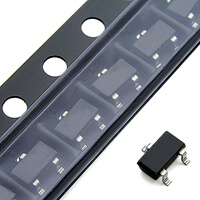 FDV302P P-FET 25V 125mA 0.35W SMD-SOT23 FAIRCHILD