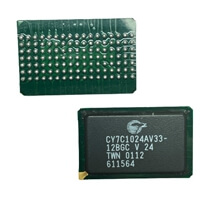 CY7C1024AV33-12BGC SRAM 3MBit 12ns SMD-BGA119 CYPPRESS