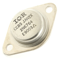 JANTX2N6764 FET 100V 38A 150W TO3 IR