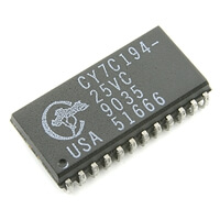 CY7C194-25VC SRAM Memory 256kBit 25ns SMD-SOJ24 CYPPRESS