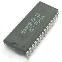 IC EEPROM 64K KM28C64-20 DIP28 [USED] SAMSUNG