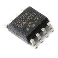 IC EEPROM 64K -40/+85'C 24LC64-I/SN SMD-SO8 MICROCHIP