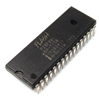 P28F001BX-T150 1Mbit Flash Memory DIP32 INTEL USED