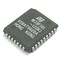  M28F101-120K1TR 1Mbit Flash Memory SMD-PLCC32 STM