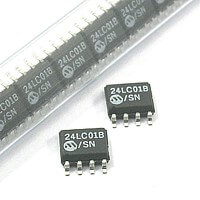 24LC01B/SN 1Kbit Serial EEPROM SMD-SO8 MICROCHIP