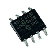 93LC46B-I-SN 1kBit Serial EEPROM SMD-SO8 MICROCHIP