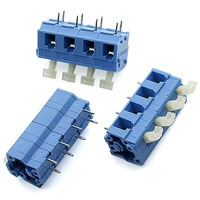 257-404 Connector PCB to Wire 4 Pin THT WAGO