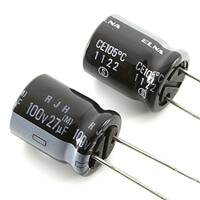 RJH100V27M 27uF 100V Electrolytic RADIAL ELNA
