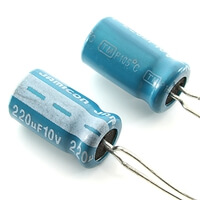 TM10V220uF 220uF 10V Electrolytic Fi=6mm RADIAL JAMICON