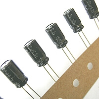 GE100uF-6V3 Electrolytic 100uF 6.3V RADIAL PANASONIC