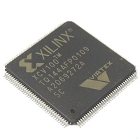 XCV100-5TQ144C I/O=98 , F=200MHz SMD-TQFP144 XILINX