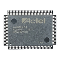A40MX04-PQ100 FPGA 36kGate SMD-QFP100 ACTEL