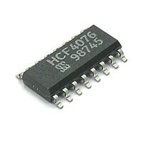 HCF4076M 4-Bit D-Type Register with Clock SMD-SO16 SGS