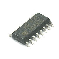 HCF4511M013TR Latch Decoder Amplifier BCD SMD-SO16 SGS