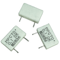 MPC70-0.1OHMK Metal Band Resistor 0.1 Ohm 10% 2W THT FUTABA