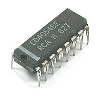 CD4054BE LCD Display Drivers DIP16 RCA