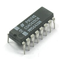 CD4042BCN Quad D Trigger ICs DIP16 NSC