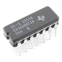 CD4068BF3A Octal NAND Gates DIP14C TI