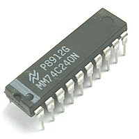 MM74C240N Octal Transceiver DIP20 NSC