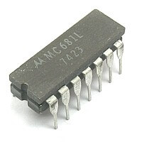 MC681L Inverting-Function Buffer Gate DIP14C MOTOROLA
