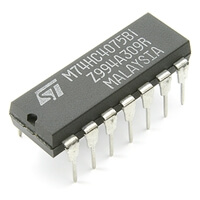 M74HC4075B1 Triple OR Gate DIP14 STM