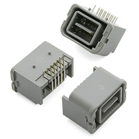 GT17V-10DP-DS Connector 2 x 5 Pin THT HIROSE