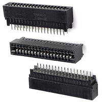 530843-3 Socket 2 x 18 Pin to PCB THT TYCO