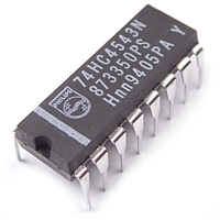 74HC4543N Latch Decoder BCD to 7 Segment DIP16 PHILIPS