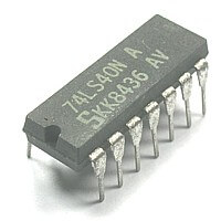 74LS40N Dual NAND Buffer DIP14 SIGNETICS