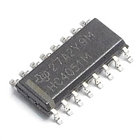 CD74HC4051M Octal Multiplexer SMD-SO16 TI