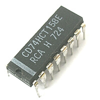 CD74HCT158E Quad Multiplexer 2 to1 DIP16 RCA