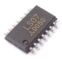M74LS07FP 74LS07 Hex Buffer Drivers 200mils SMD-SO14M MITSUBISHI