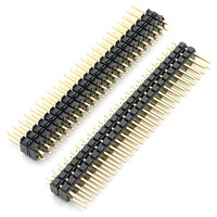 2X24-PIN-GOLD-BLOCK Connector 2 x 24 Pin Gold THT XUNDA