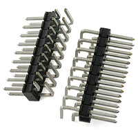 76350-303-18 Connector 2 x 9 Pin Angle THT FCICONN